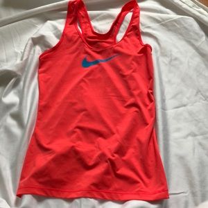 Nike Pro racer back tank top. Size small